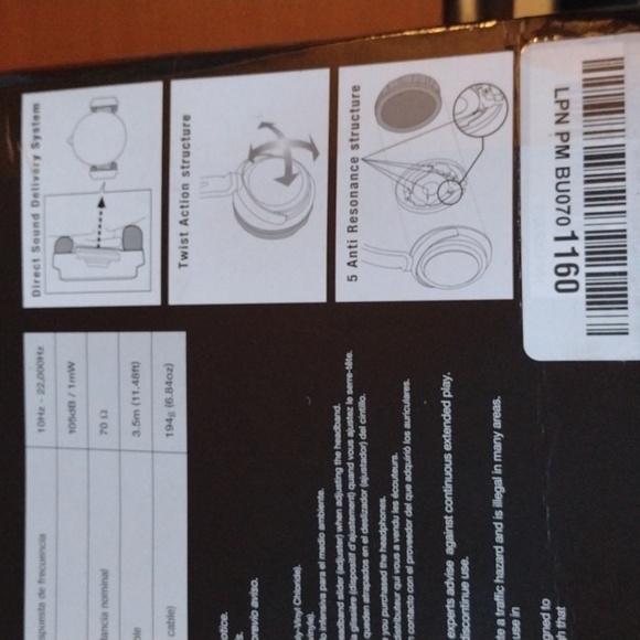 JVC Stereo Headphones - Picture 3 of 4